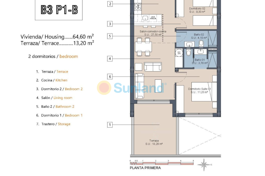 New Build - Apartment - Los Alcázares - Serena Golf