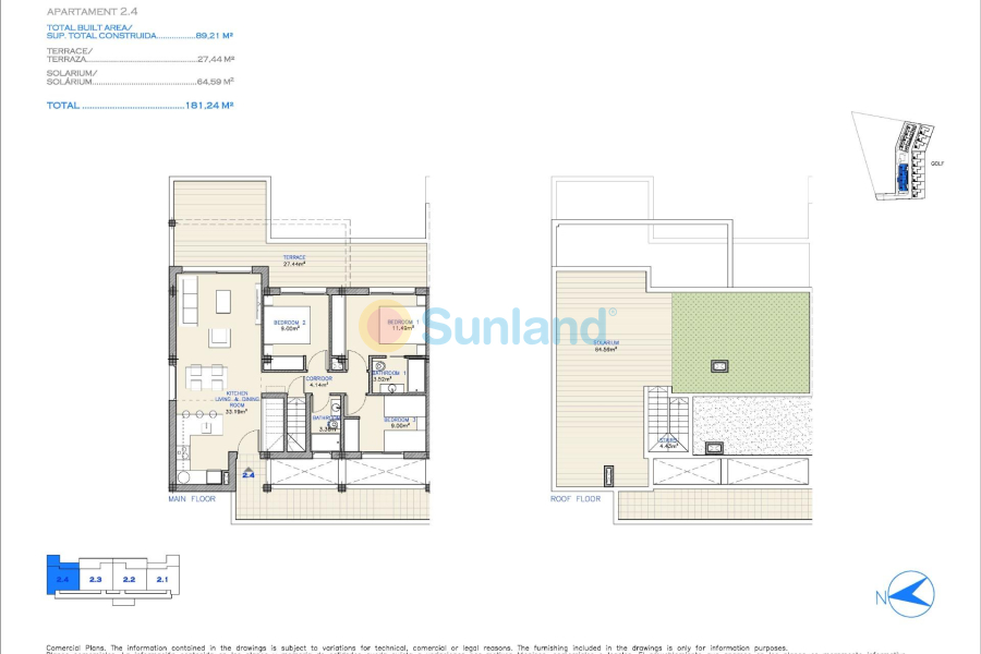 New Build - Penthouse - Los Alcázares - Serena Golf