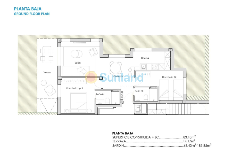 Ny bygg - Ground floor apartment - Torre Pacheco - Santa Rosalia Lake And Life Resort