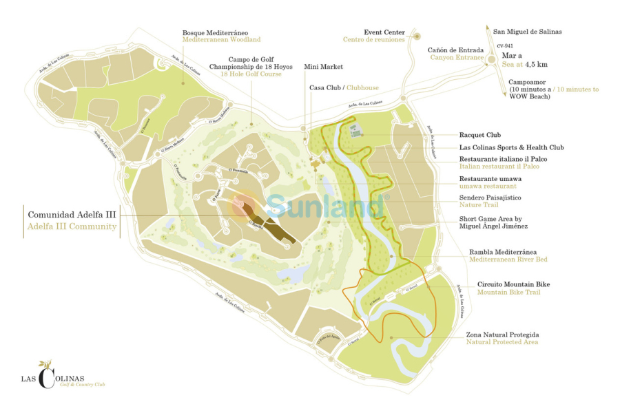 Använda fastigheter - V - Las Colinas Golf Resort