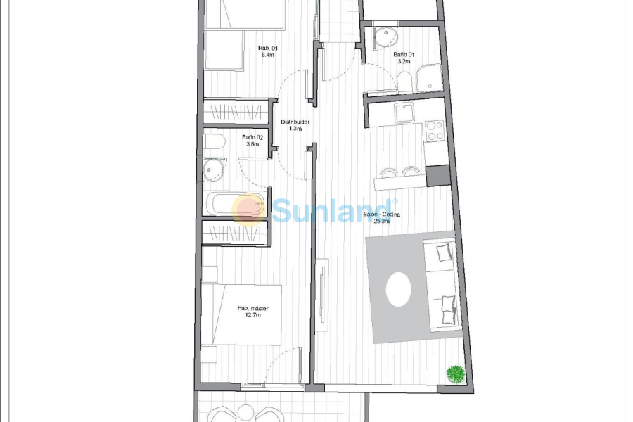 New Build - Apartment - Orihuela Costa - PAU 8