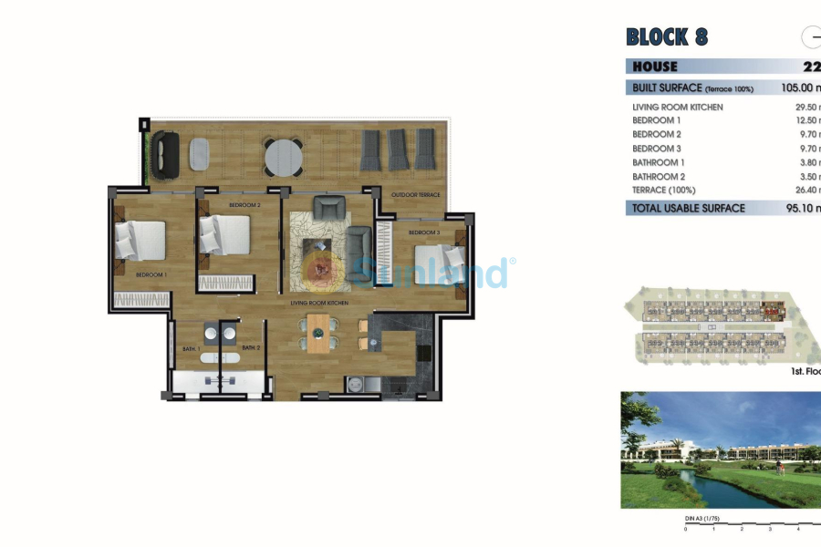 New Build - Apartment - Los Alcázares - La Serena Golf
