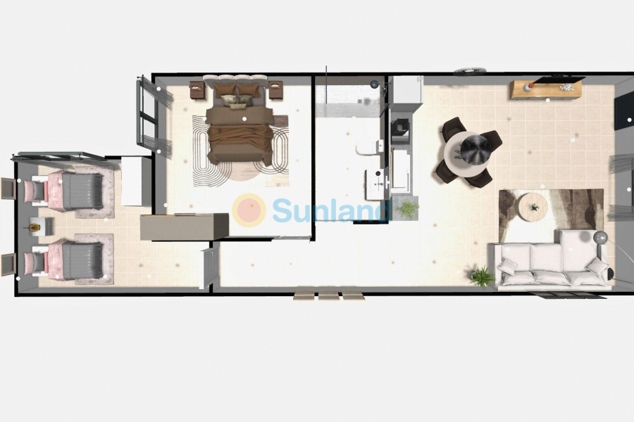 New Build - Ground Floor Bungalow - Hondón de las Nieves - La Canalosa