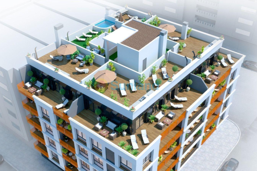 Ny bygg - Toppleilighet - Torrevieja - Parque de las Naciones