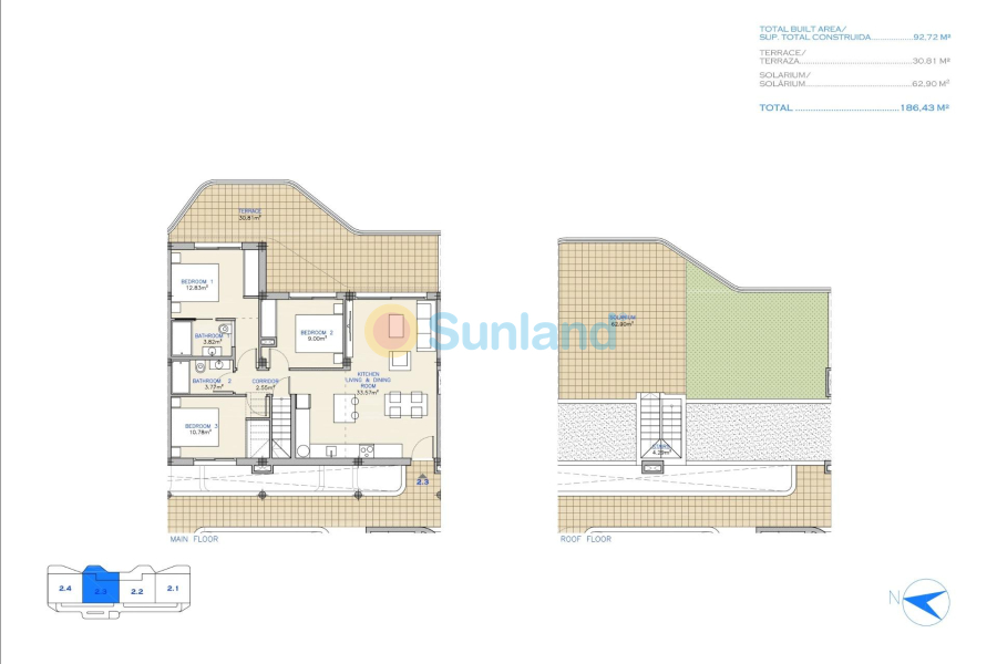 Neubau - Penthouse - Los Alcázares - Serena Golf