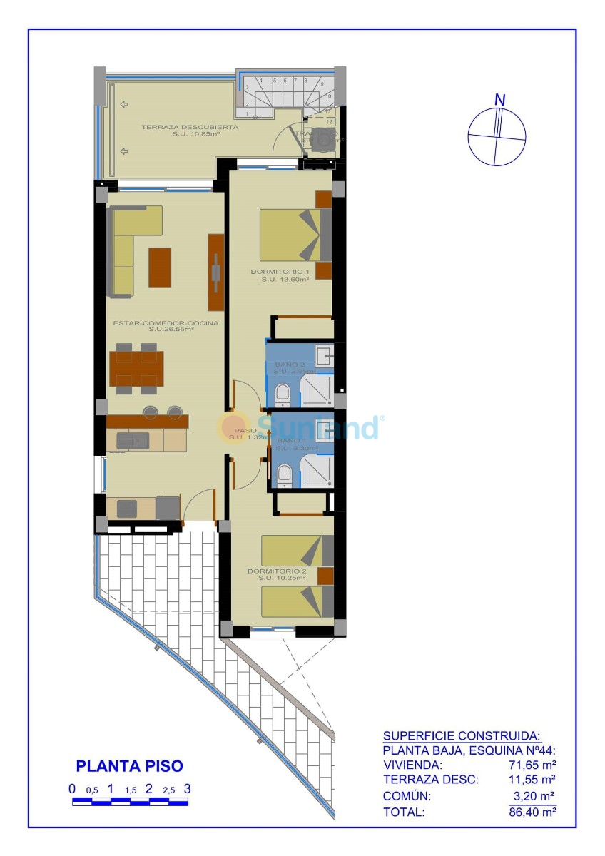 Ny bygg - Bungalow på översta våningen - Guardamar del Segura - El Raso