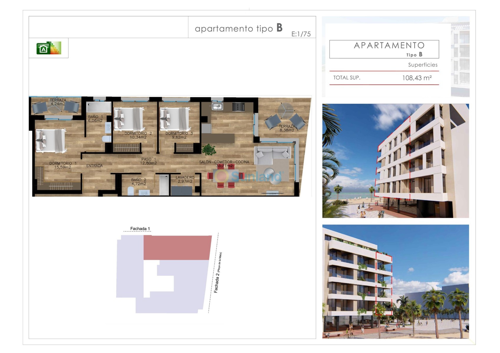 Ny bygg - Lägenhet - La Mata - Playa