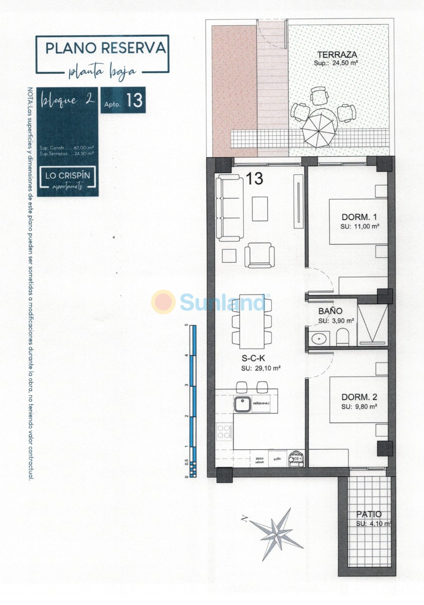 Nueva construcción  - Apartamento - Algorfa - Lo Crispin